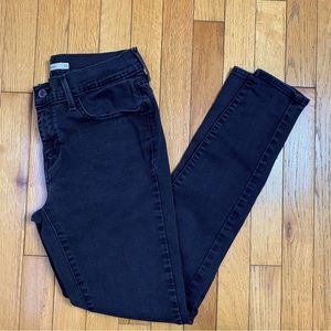 Levi's 710 Super Skinny Black Jeans size 30